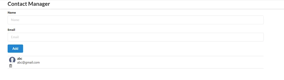 Jak stworzyć contact managera za pomocą React? 12 reactkontakt11