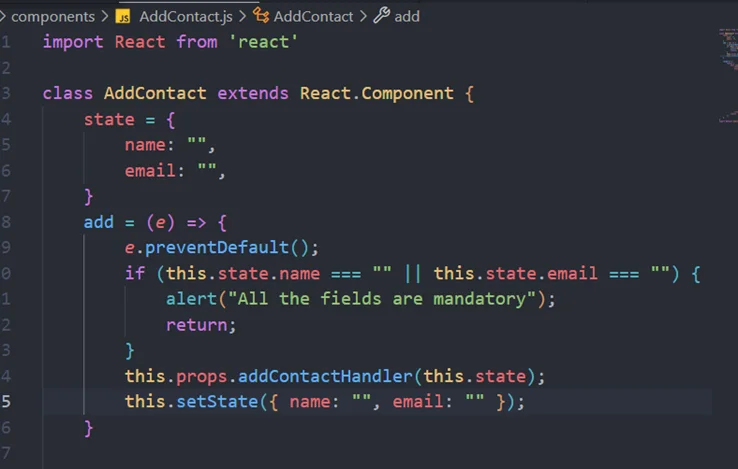 Jak stworzyć contact managera za pomocą React? 3 reactkontakt2
