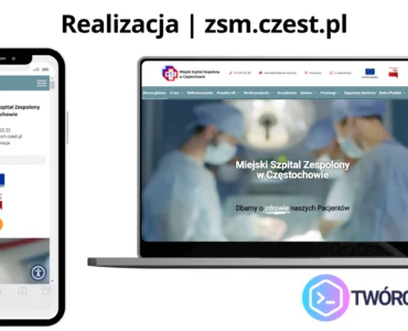 Ostatnia realizacja dla Miejskiego Szpitala Zespolonego w Częstochowie 1 Strona internetowa - Miejski Szpital Zespolony w Częstochowie