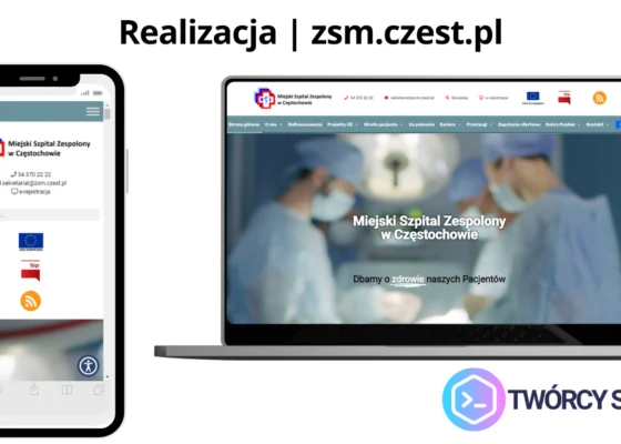 Ostatnia realizacja dla Miejskiego Szpitala Zespolonego w Częstochowie 3 Strona internetowa - Miejski Szpital Zespolony w Częstochowie