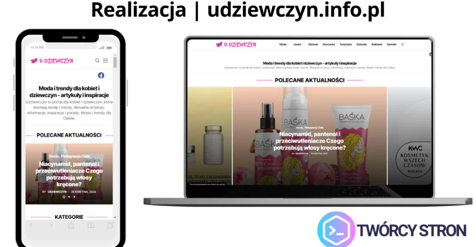 Portal internetowy - U dziewczyn